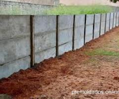 MURO E LAJE PRE-MOLDADOS